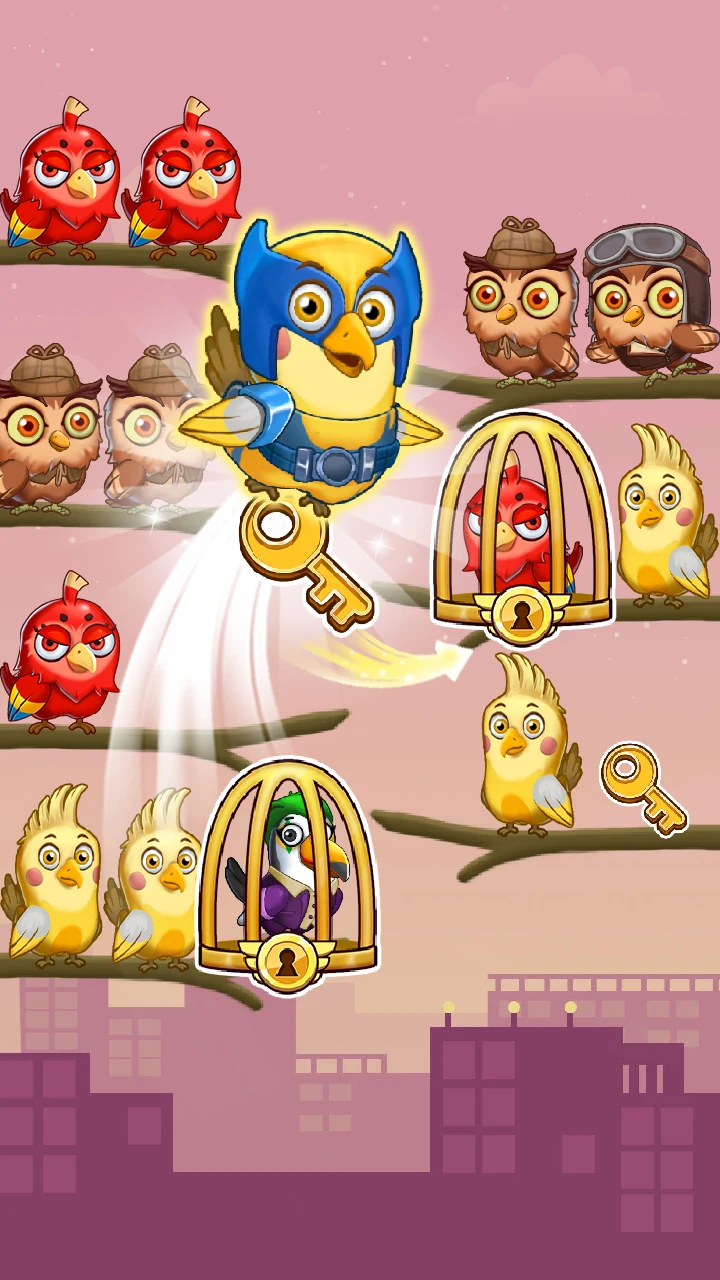 Bird Sort Puzzle Color Game screenshot